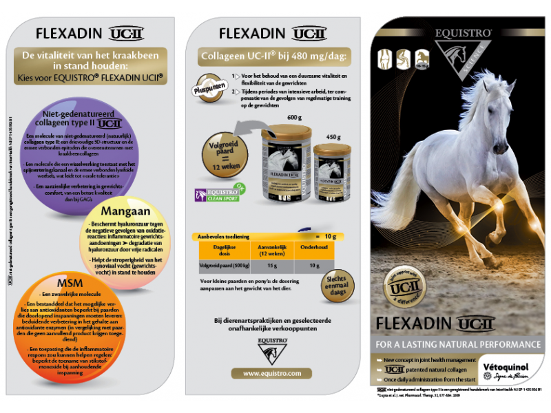 Equistro Flexadin UCII Paard 600 gram 