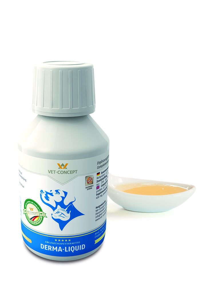 Vet-Concept Derma Liquid Huid Hond Kat 100 ml 