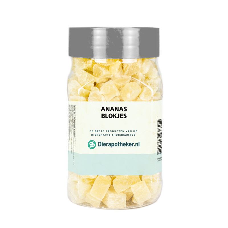 Dierapotheker Ananas Blokjes Snack 280 gram