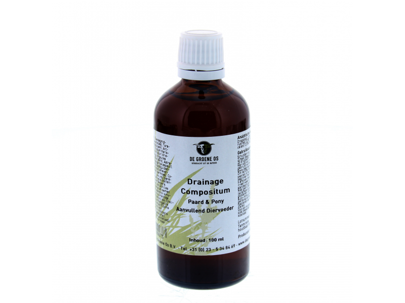 Groene Os Drainage Compositum Paard Pony 100 ml