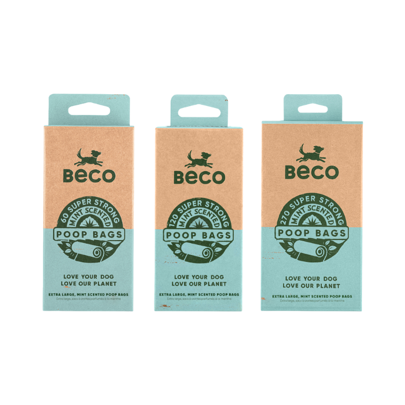 Beco Poop Bags Mint Scented Hond