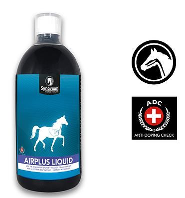 Synovium Airplus Liquid Luchtwegen Paard 940 ml, Fles, Shaker