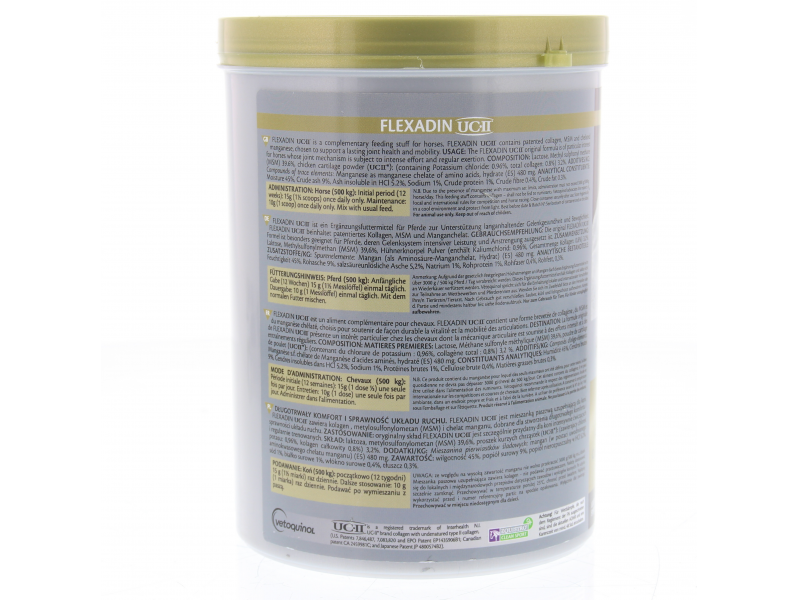 Equistro Flexadin UCII Paard 600 gram 