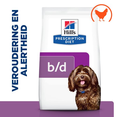 Hill's Prescription Diet BD Ageing and Alertness Care Hondenvoer Kip