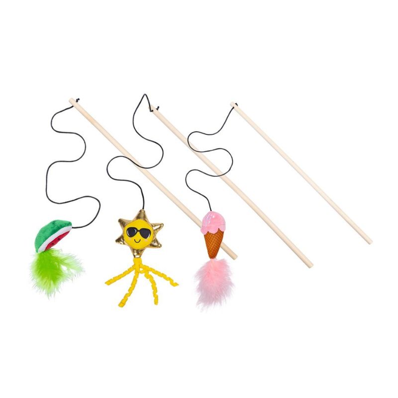 Beeztees Kattenhengel Met Pluche Zomer 