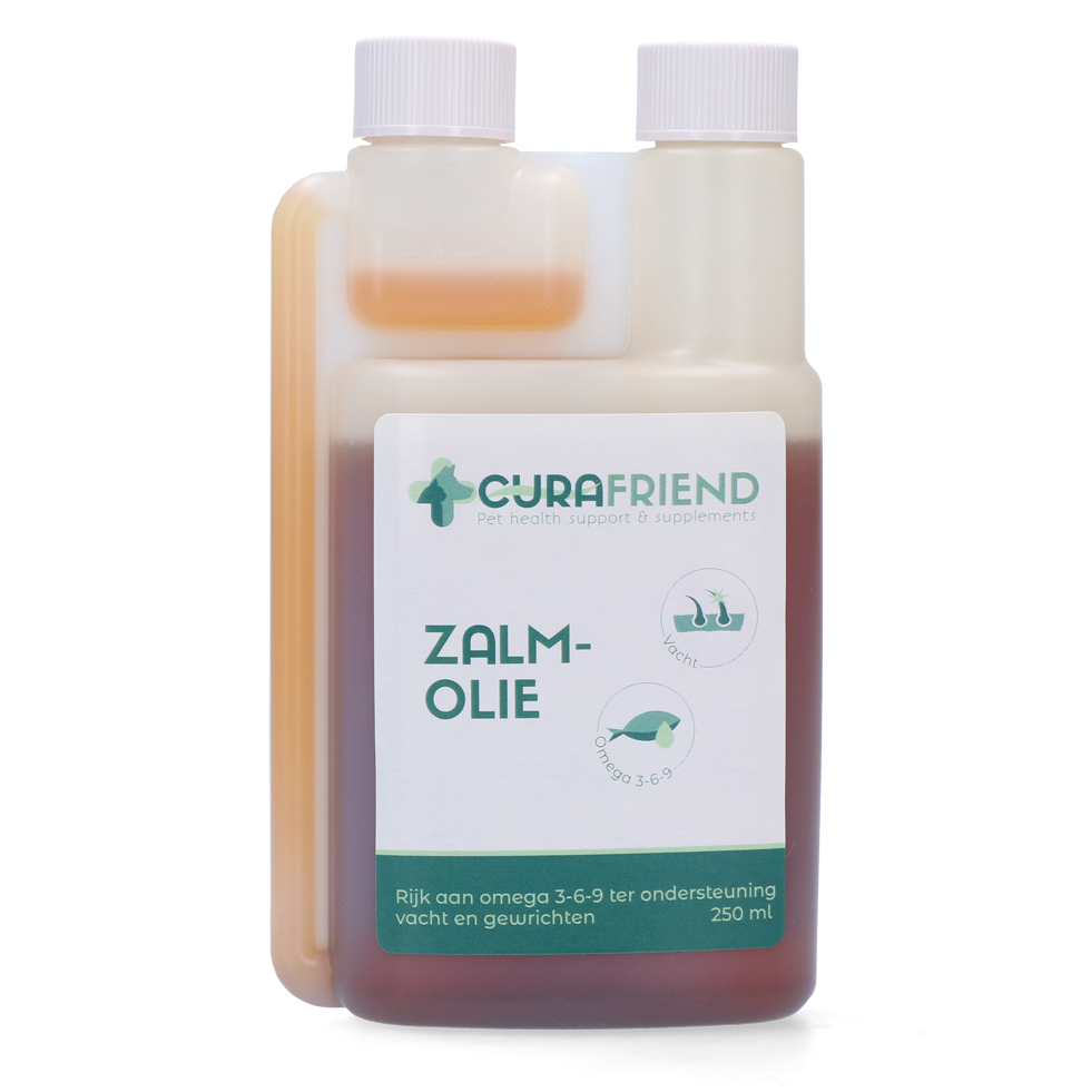 CuraFriend Zalmolie Hond Kat 250 ml CuraFriend Zalmolie Hond Kat 250 ml