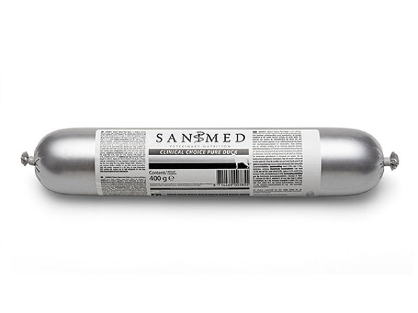 Sanimed Clinical Choice Pure Duck Hond Worst 400 gram