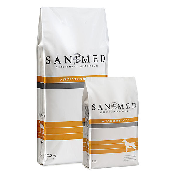 Sanimed Hypoallergenic Hond DR Eend en Rijst 3 kg Sanimed Hypoallergenic Hond DR Eend en Rijst 3 kg