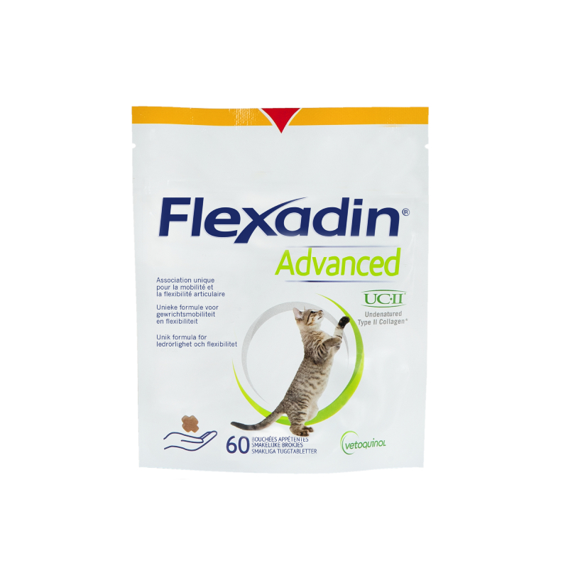 Flexadin Advanced Kat 60 kauwbrokjes