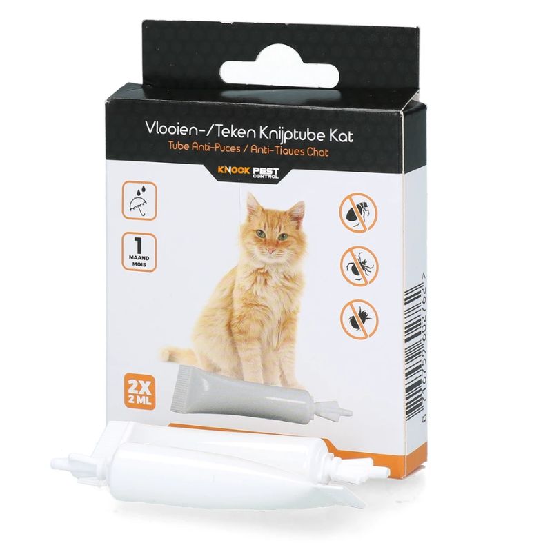 Knock Pest Vlooien-Tekenpipet Kat 