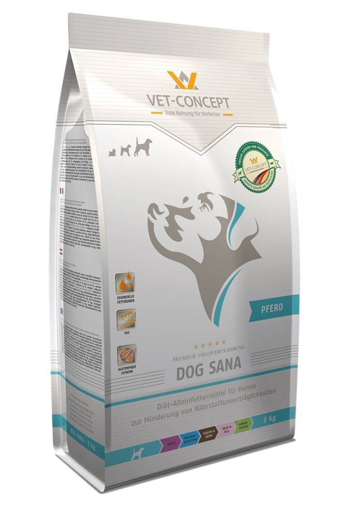 Vet-Concept Sana Paard Hondenvoer 3 kg - Paard