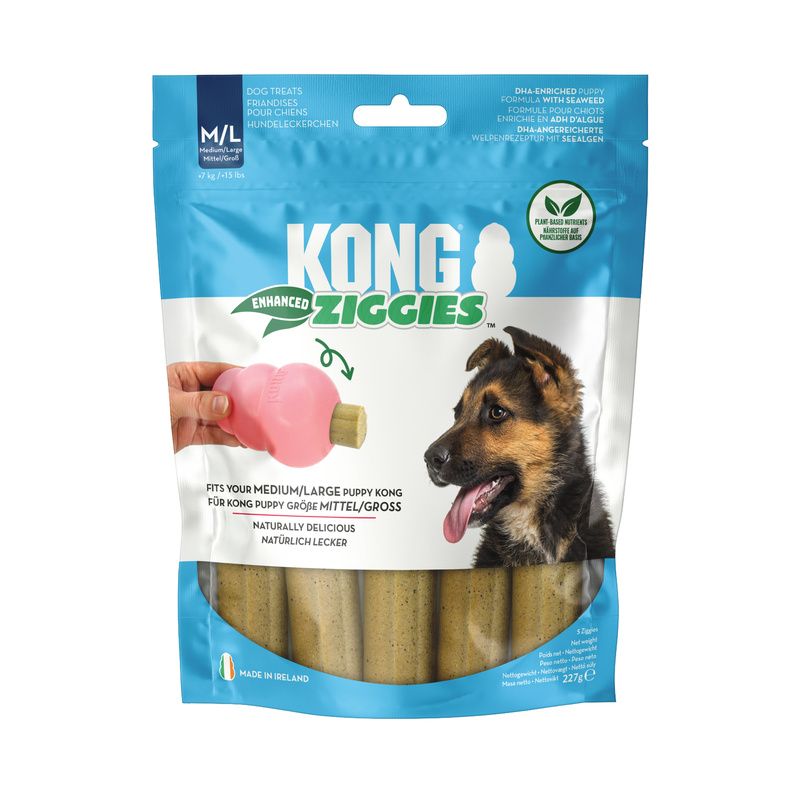 KONG Enhanced Ziggies Puppy M/L