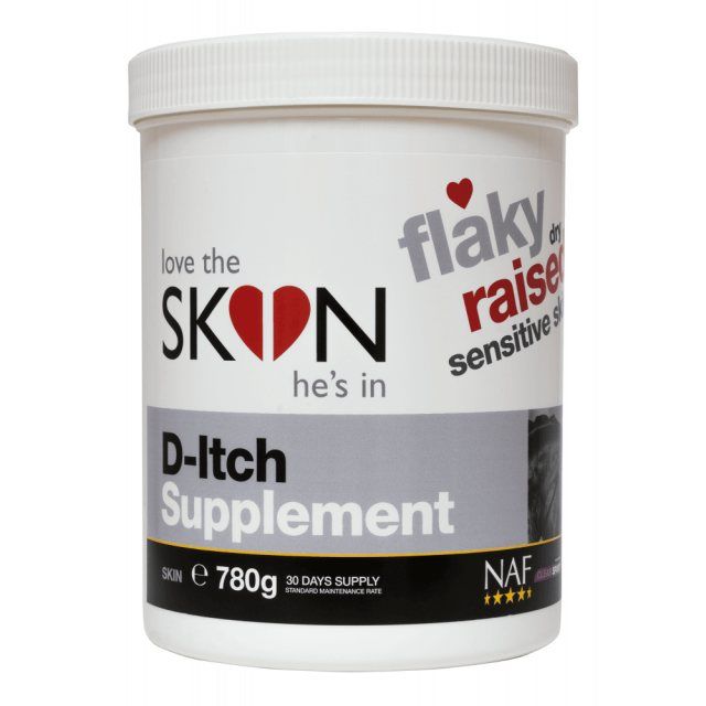 NAF D-Itch Supplement – Voor paarden met zomereczeem of huidproblemen 780 gram