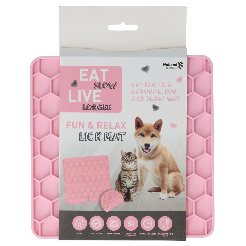 Eat Slow Live Longer Honeycomb Lick Mat 