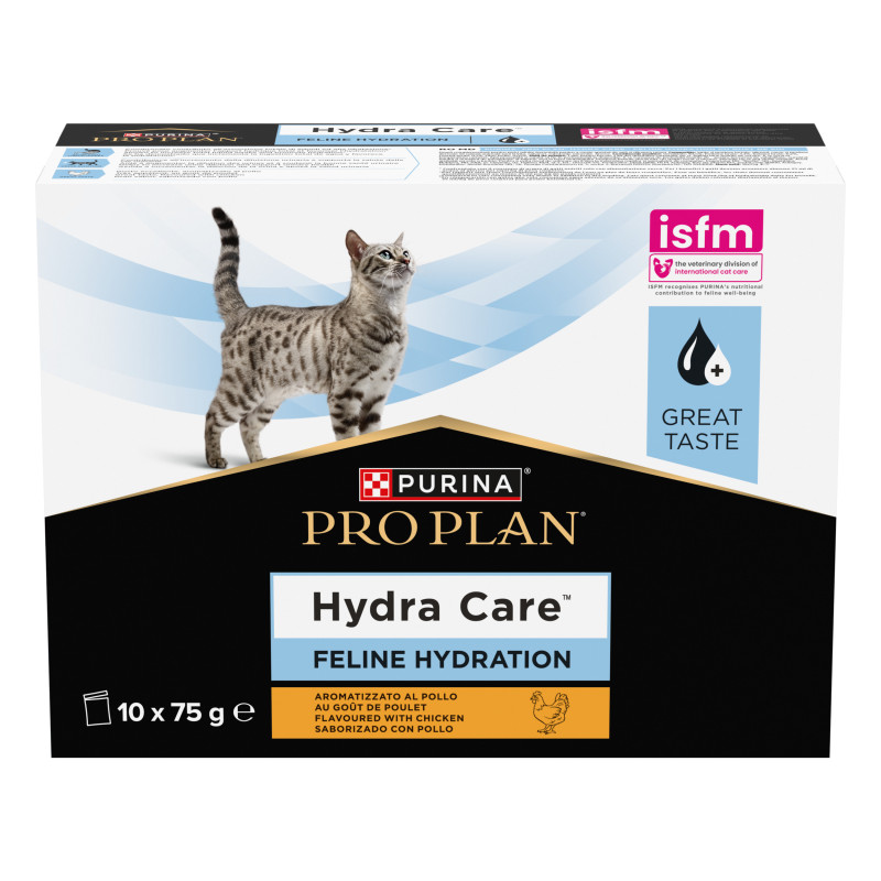 Purina Pro Plan HC Hydra Care Kat 10 x 75 gram maaltijdzakjes Kip