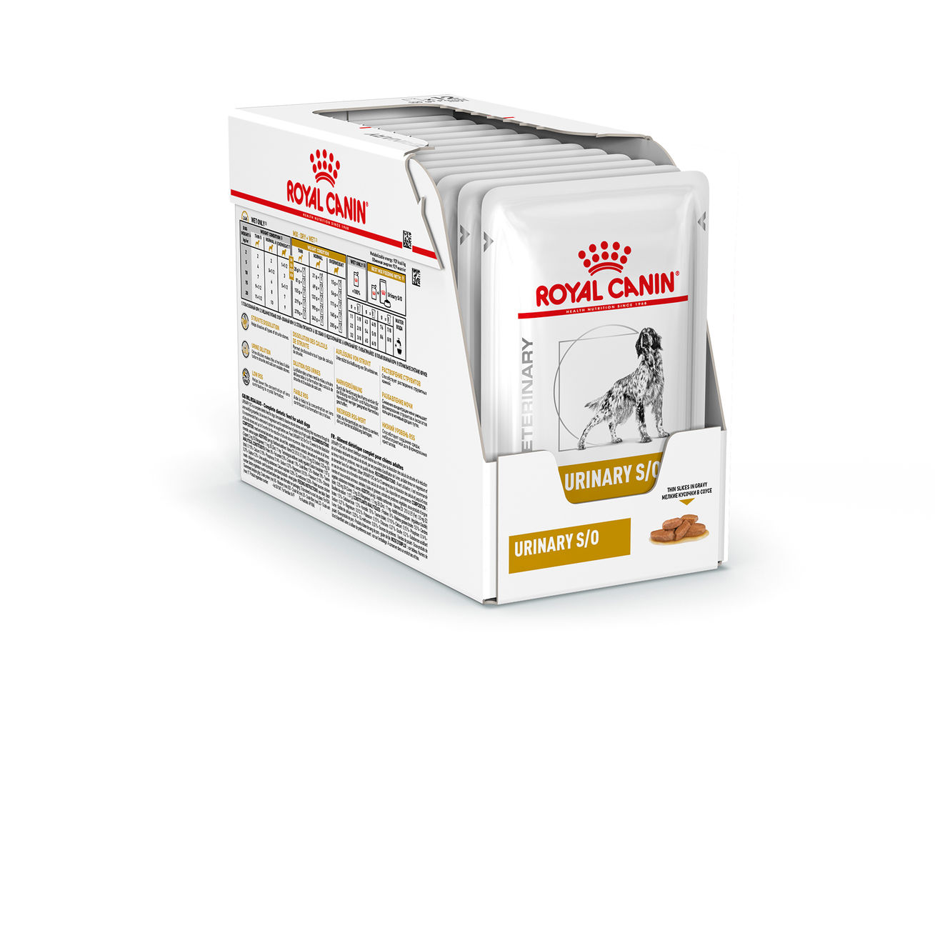 Royal Canin Urinary S/O Hond 12 x 100 gram maaltijdzakjes - Thin slices in gravy