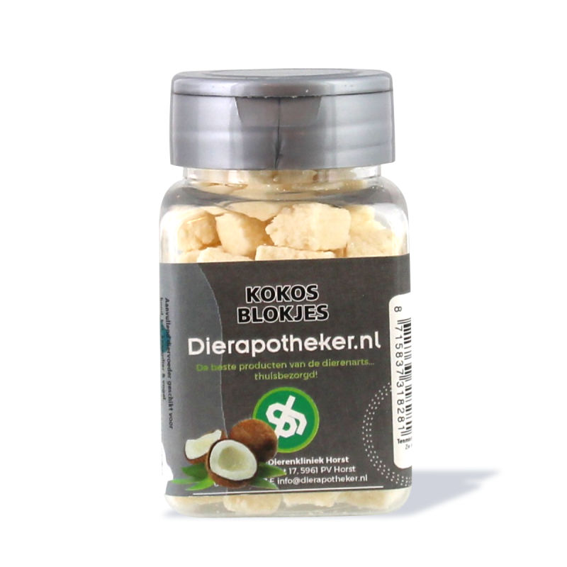 Dierapotheker Kokos Blokjes Snack 60 gram