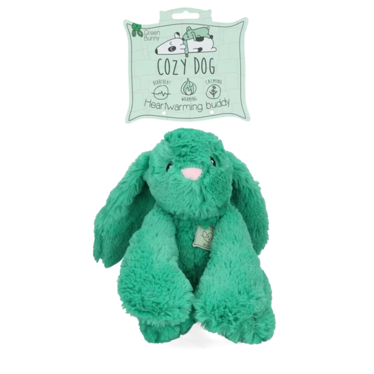 Cozy Dog Bunny Knuffel Groen