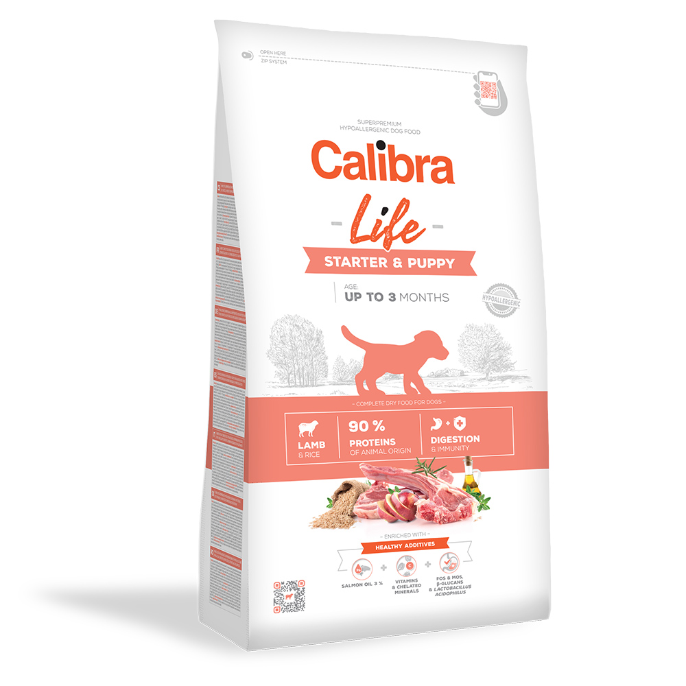 Calibra Hond Life Starter & Puppy Lamb 