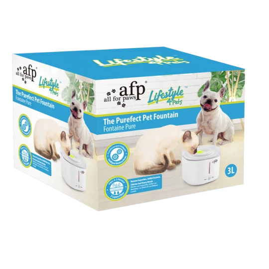 AFP Lifestyle4Pets The Purefect Pet Fountain 3 liter AFP Lifestyle4Pets The Purefect Pet Fountain 3 liter