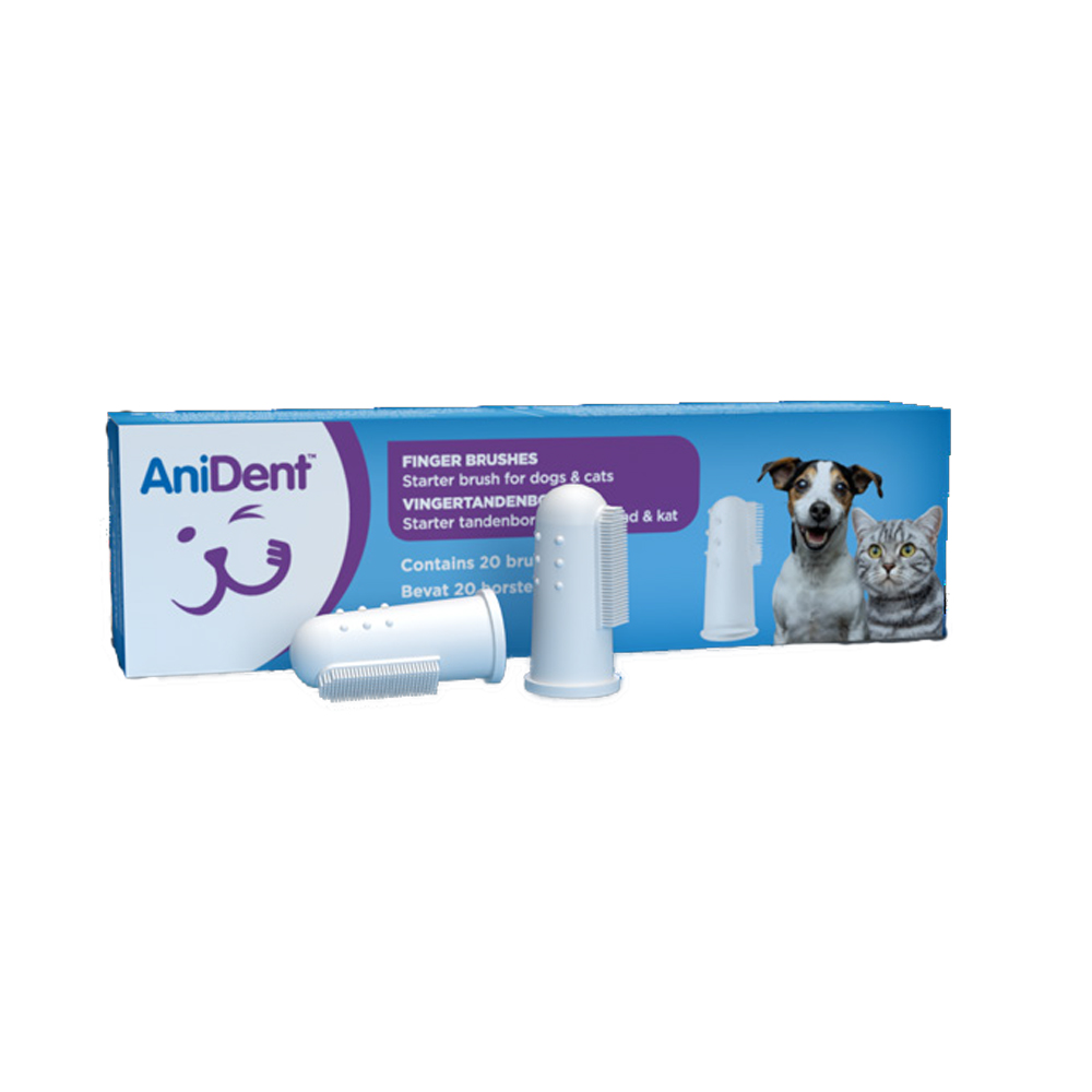 Anident Vingertandenborstel Hond Kat 20 stuks