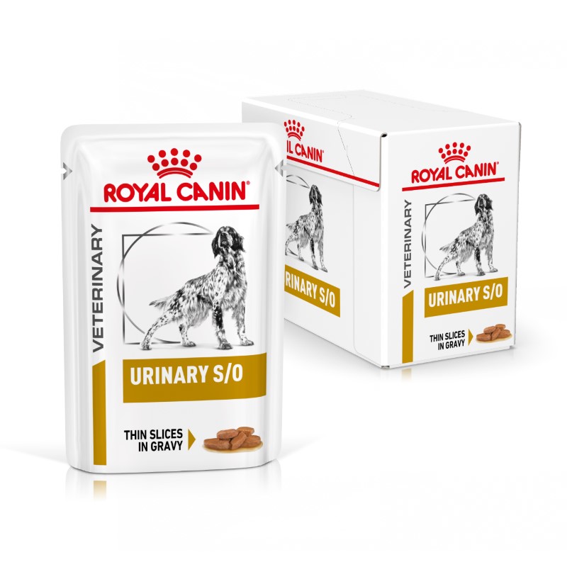 Royal Canin Urinary S/O Hond 12 x 100 gram maaltijdzakjes - Thin slices in gravy