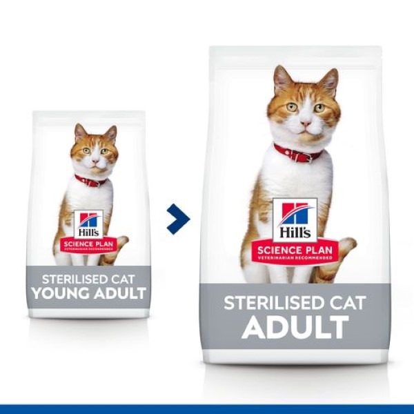 Hill's Science Plan Sterilised Cat Adult Kattenvoer 3 kg - Tonijn Hill's Science Plan Sterilised Cat Adult Kattenvoer 3 kg - Tonijn