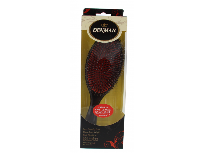 Denman Grooming Boar Borstel Nylon Maat Large Maat Large