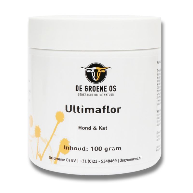 Groene Os Ultimaflor Probiotica Hond Kat 100 gram 