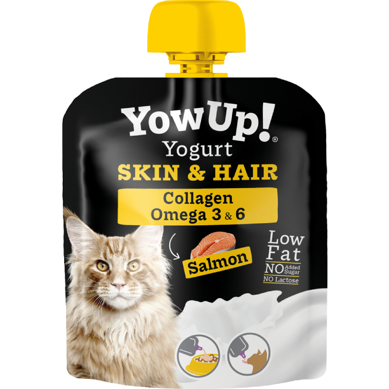 YowUp! Yogurt Skin & Hair Kat 85 gram, Fles, Dier, Kat, Zoogdier, Huisdier