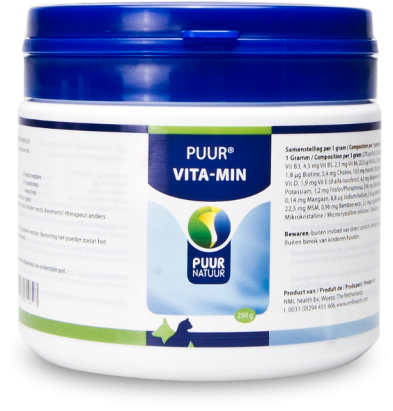 Puur Vita-Min Vitaminen Mineralen Hond Kat 250 gram