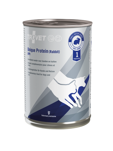 Trovet UPR Unique Protein Rabbit 6 x 400 gram blikjes