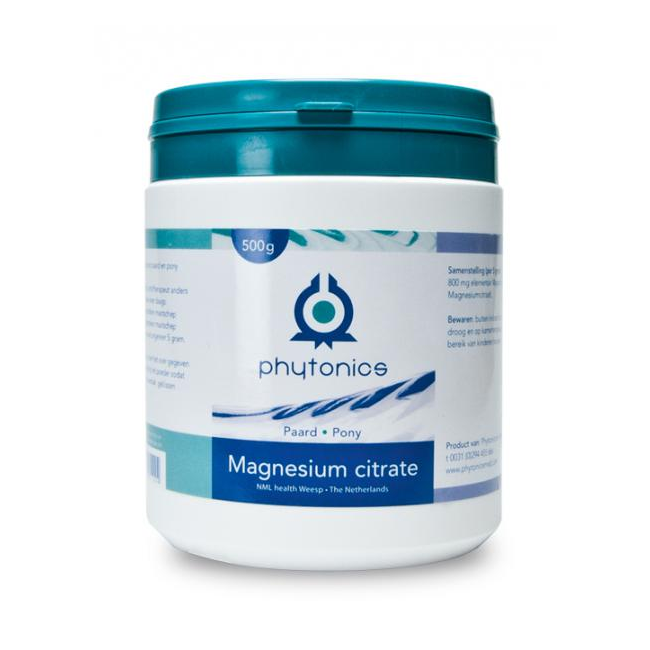 Phytonics Magnesium Citrate Paard 500 gram 