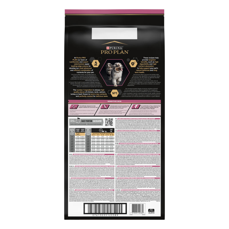 Purina Pro Plan Medium Puppy Sensitive Skin Hondenvoer Zalm 12 kg Purina Pro Plan Medium Puppy Sensitive Skin Hondenvoer Zalm 12 kg